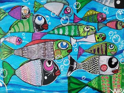 Poissons paysage